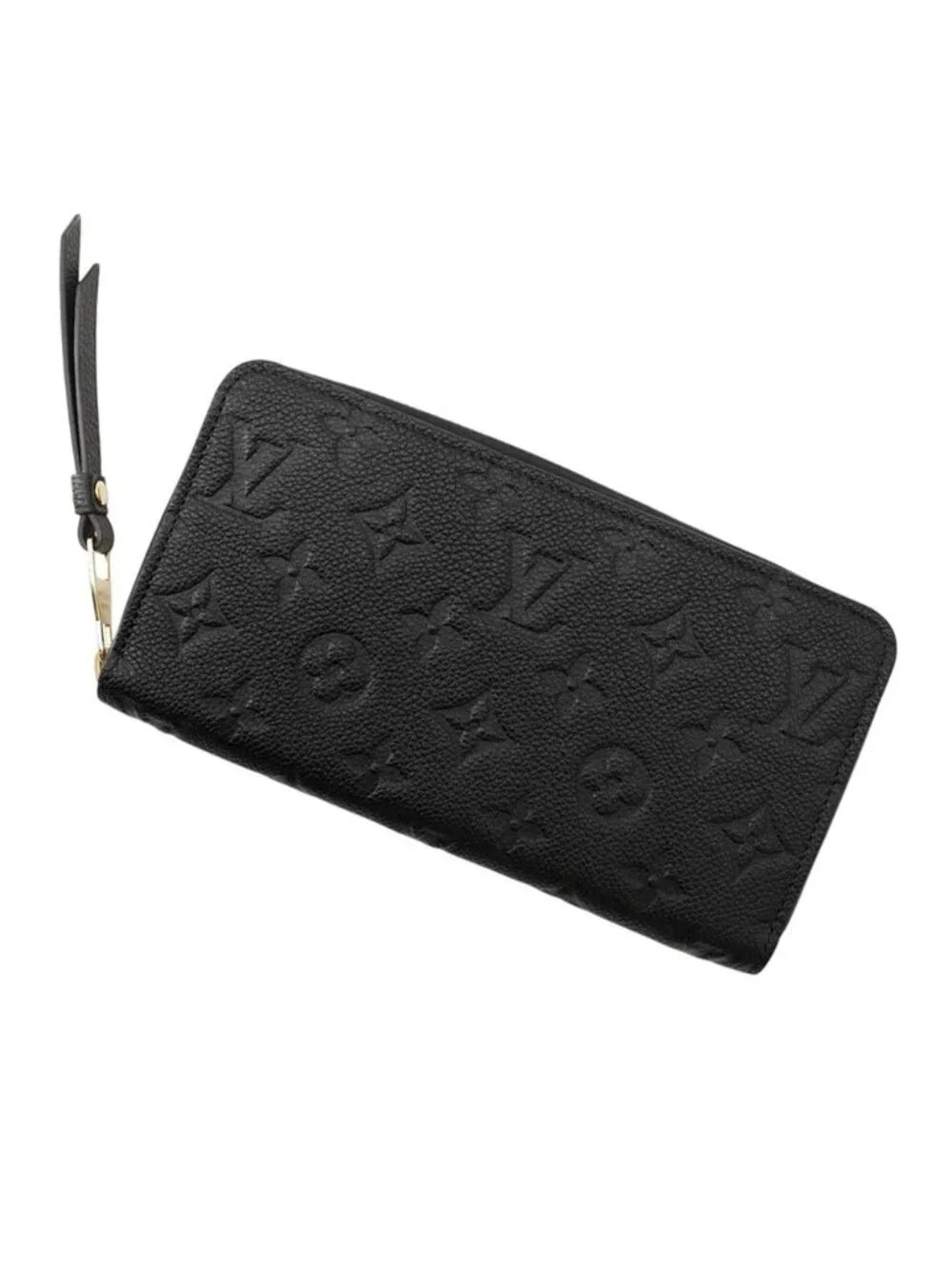 Louis Vuitton Wallet Monogram Empreinte Zippy Black